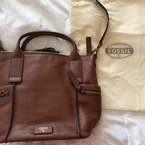 Brand New Leather Fossil Handbag